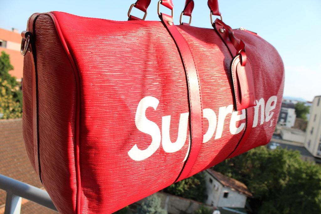 Win Supreme x Louis Vuitton's 45 Duffel Bag Now